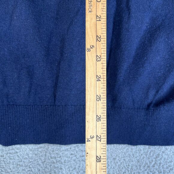 Merino Wool Blend Sweater Mens Extra Large Striped Pullover Long Sleeve Knit Gap - Picture 7 of 9